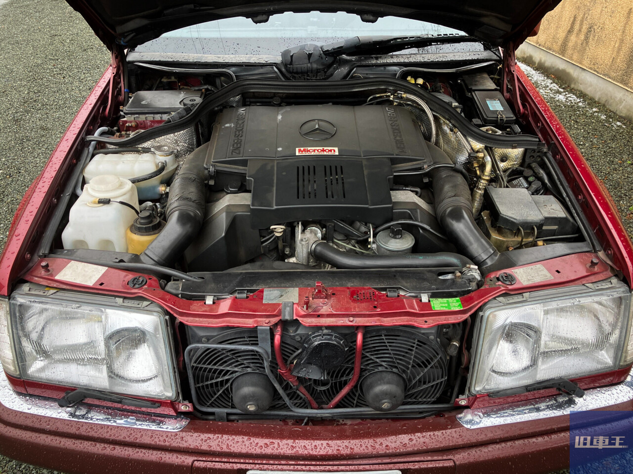 w124-e500-エンジンルーム