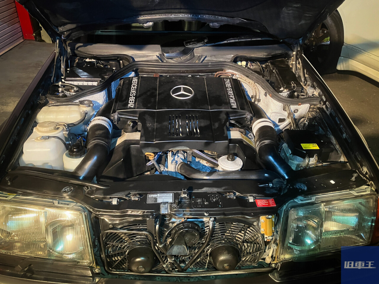 w124-500e-エンジン